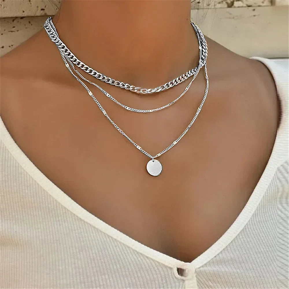 925 Prata Esterlina Três Camadas Colar Redondo para Mulheres, Simples Corrente Cobra, Charme Bola, Presente Festa, Jóias Requintadas Colar Três Camadas em Prata Esterlina
Joias femininas em prata 925
Colar elegante de prata para festas
Acessórios de prata esterlina para mulheres
Colar moderno em prata com pingente geométrico
Presente feminino em prata esterlina
Colar ajustável de prata para eventos especiais
Colar sofisticado para casamento em prata 925
Corrente de prata com design clássico
Joias de prata 9