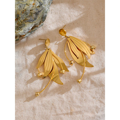 Yhpup-Brincos de flores de metal, requintado aço inoxidável, banhado a ouro 18k, moda elegante, presente de fada,
Brincos de Flores de Metal Banhados a Ouro 18k,
Brincos delicados e sofisticados femininos,
Joias hipoalergênicas banhadas a ouro,
Brincos femininos com design floral,
Acessórios dourados para ocasiões especiais,
Brincos elegantes de aço inoxidável,
Joias para presentear mulheres,
Brincos femininos para festas e eventos,
Brincos banhados a ouro de alta qualidade,
Brincos florais modernos,