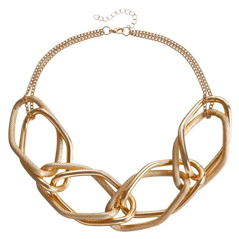 Europeu E Americano Colar Geométrica Exagerada Cadeia Hip Hop Legal Ornamento De Correias Grossa,Colar geométrico hip hop dourado,
Colar com corrente grossa moderna,
Acessório feminino ousado para festas,
Corrente hip hop feminina estilosa,
Colar de liga de zinco e titânio,
Colar geométrico robusto vintage,
Colar hip hop com corrente exagerada,
Joias femininas estilo urbano moderno,
Colar arrojado para eventos especiais,
Acessório geométrico elegante e impactante,
Corrente robusta com design geométrico,
Col