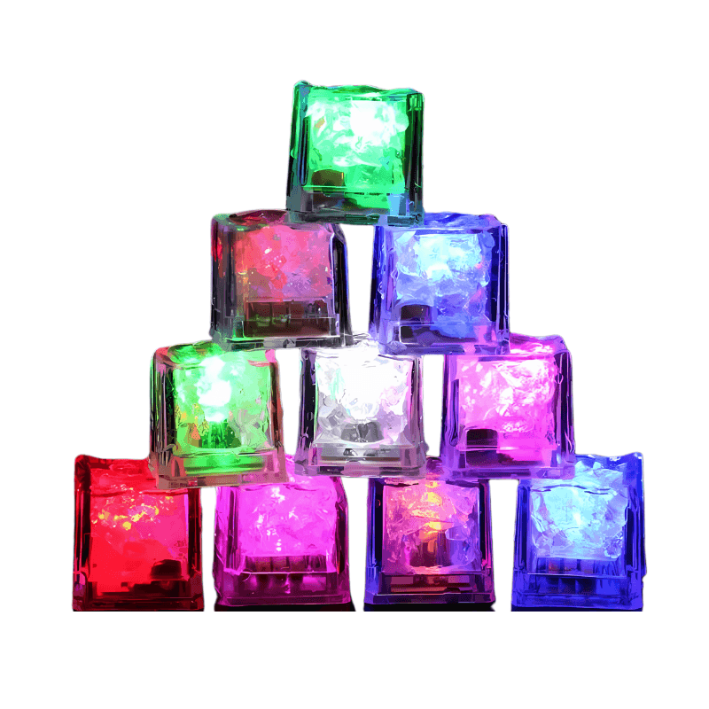 Jogo de Cubos de Gelos de LED com Ativação por Água! 12 peças - Comprar Todo Dia